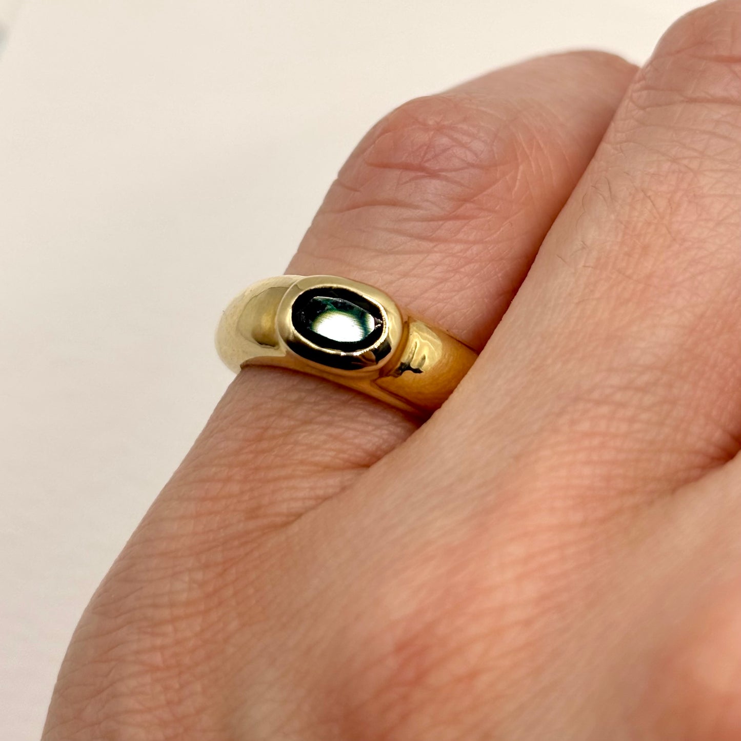 TOURMALINE PINKY RING