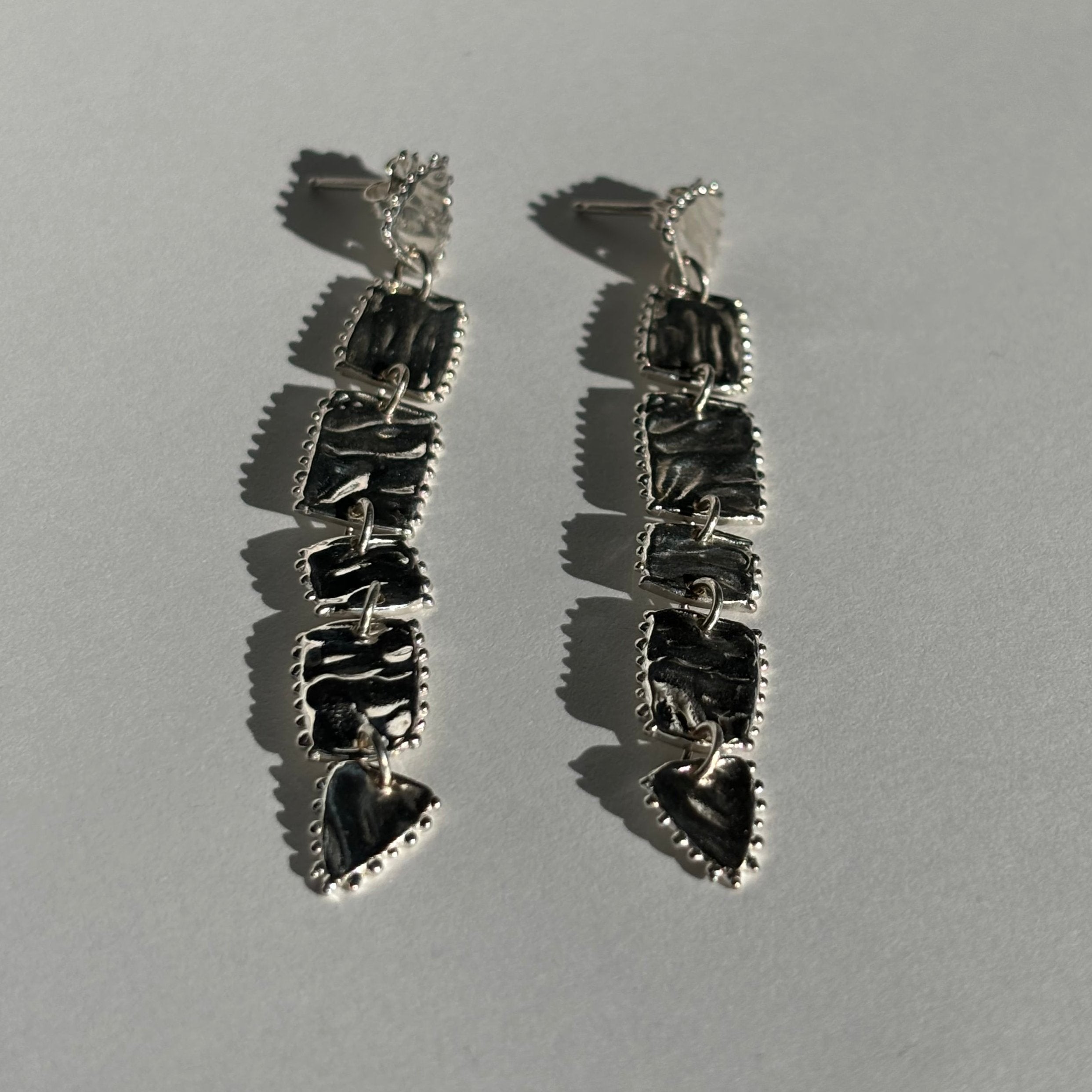 SILVER DROP EARRINGS