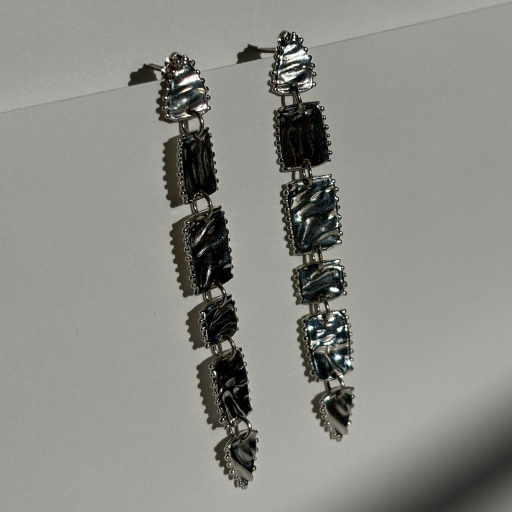 SILVER DROP EARRINGS