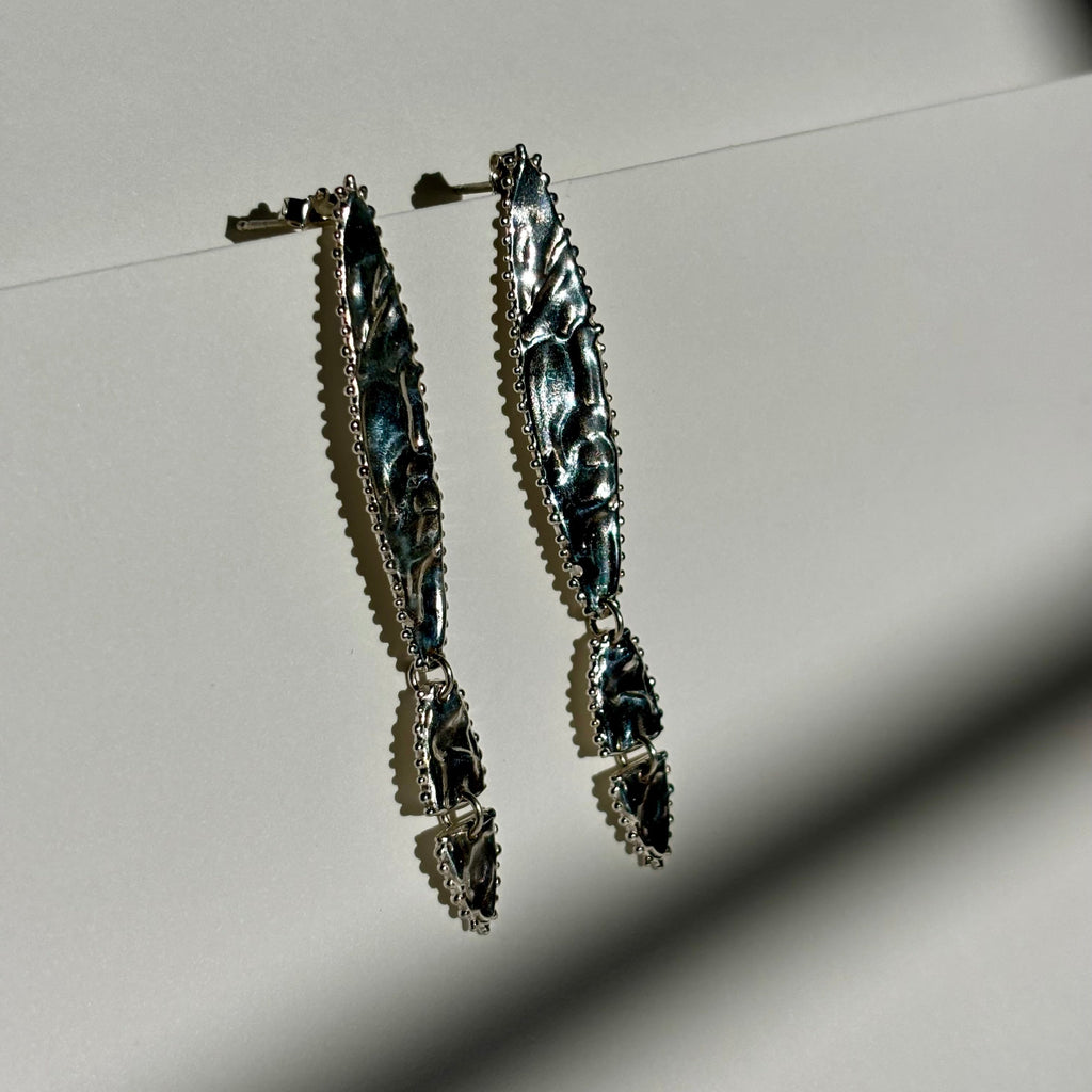 SILVER DROP EARRINGS