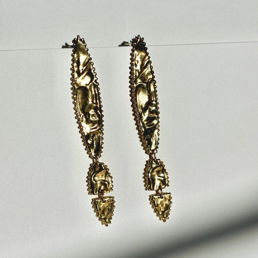 GOLD DROP EARRINGS