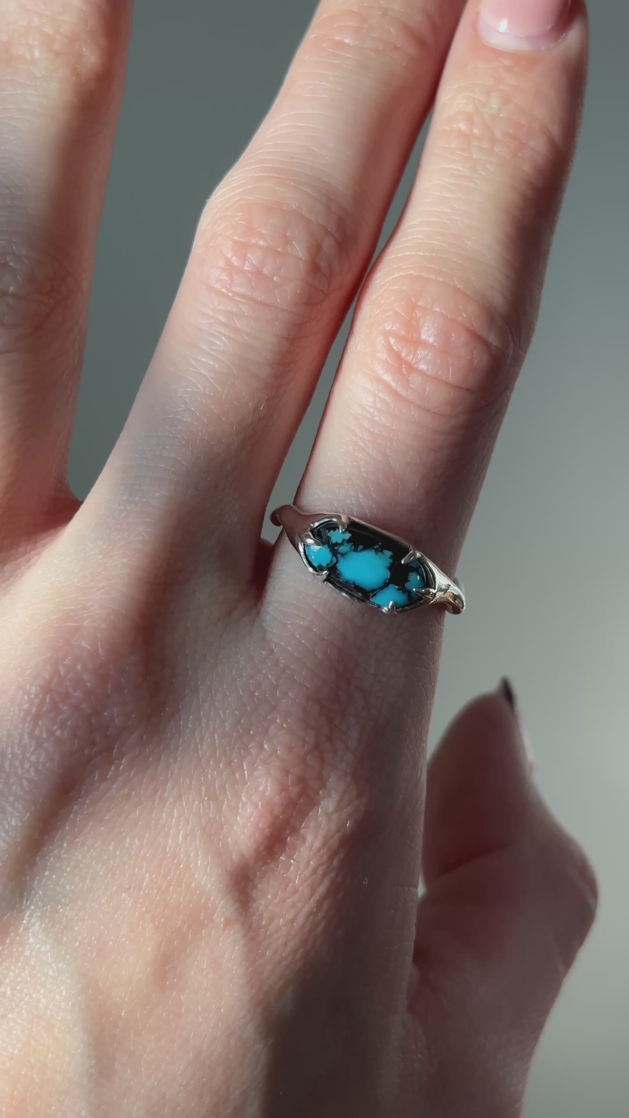Turquoise Wave Ring